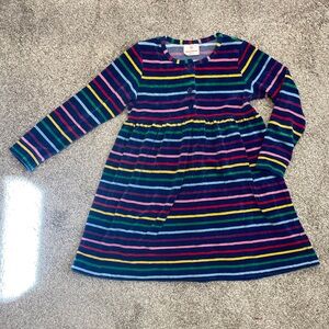 Hanna Andersson Rainbow Striped Dress